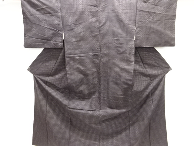 JAPANESE KIMONO / ANTIQUE KIMONO / TAISHO ROMAN STYLE / SILK / WOVEN MESH